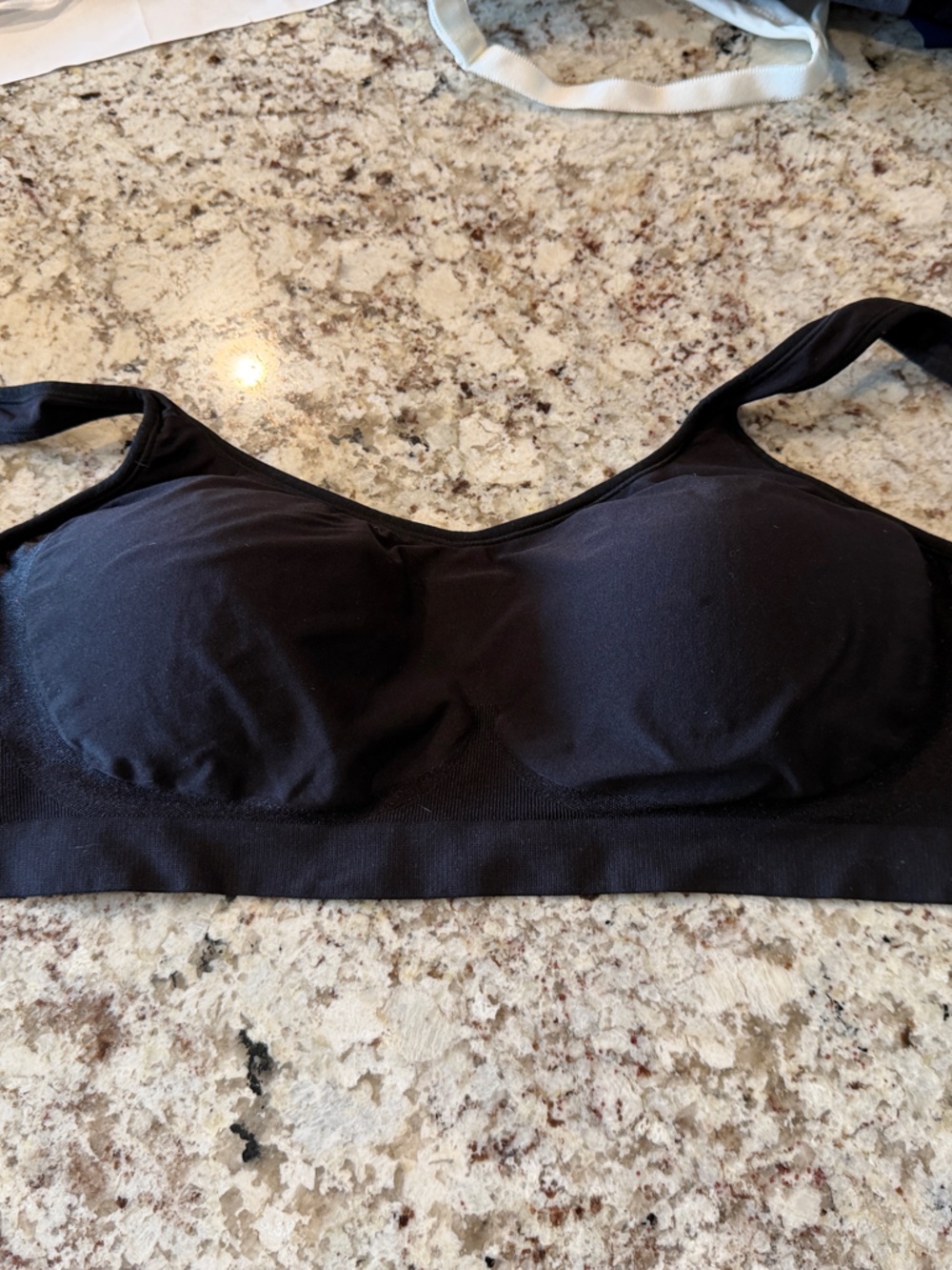 Seamless Black Wireless Comfort Bra size 2XL